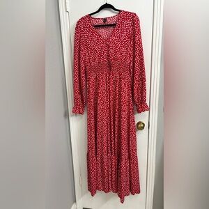 SHEIN red dress